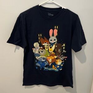 Disney Zootopia Navy Blue Shirt